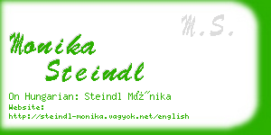 monika steindl business card